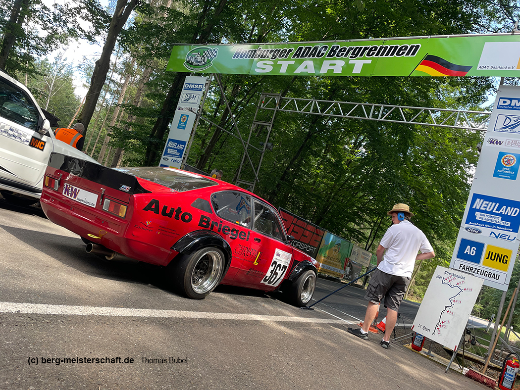  Werbeauftrag Homburger Bergrennen 2025 – Homburger ADAC Bergrennen Illustration 